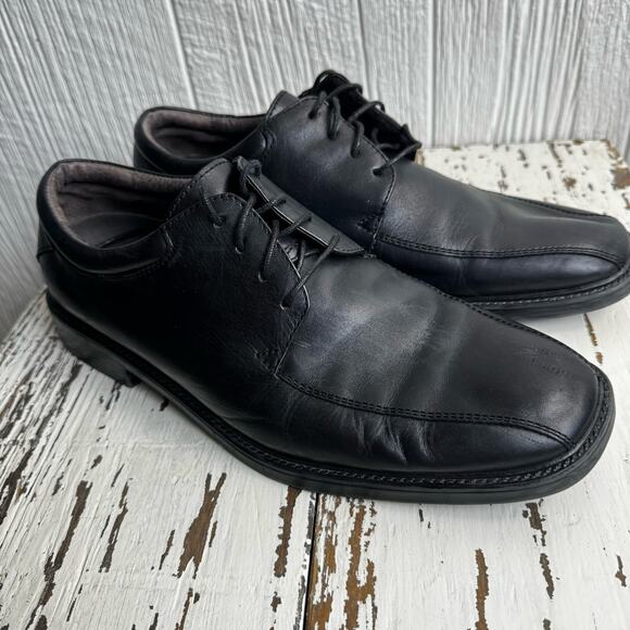 Nunn Bush Men's MARCELL Black leather Bicycle Toe Oxford Shoes 83364-01 Size 10M - Picture 3 of 11